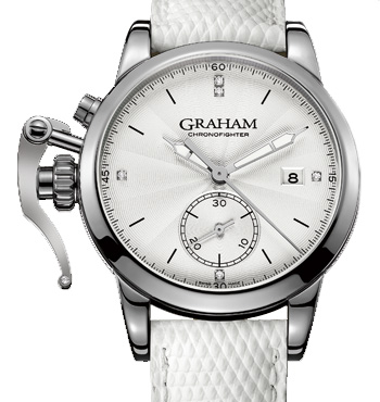Replica Graham Chronofighter 2CXMS.S04A Romantic Steel White Dial watch